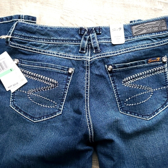 Seven7 Denim - NWT Seven7 Slim Jeans Bling Accent